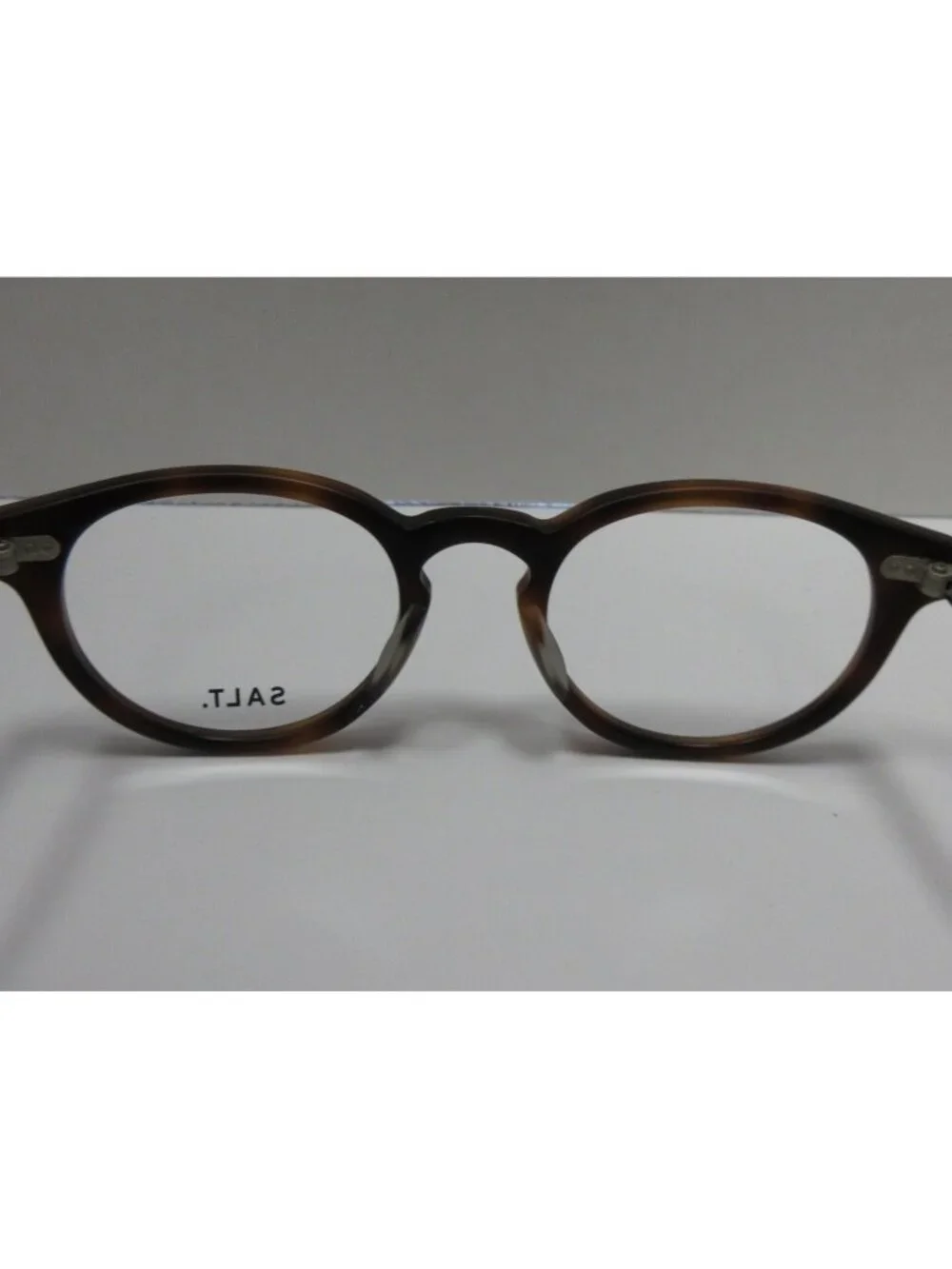 SALT Eyeglasses Newhouse MBW Tortoise Walnut Round Japan 48-21-148 NEW
